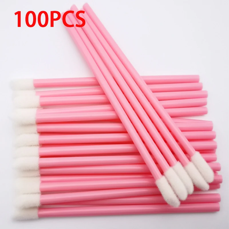 Beauty Makeup Products - Disposable Lip Brush 100Pcs Eyelash Extension