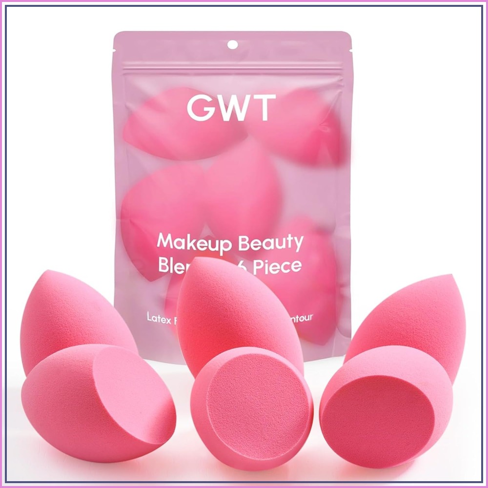 Beauty Blender In Makeup - 6 Pcs Makeup Sponge Set, Latex-Free