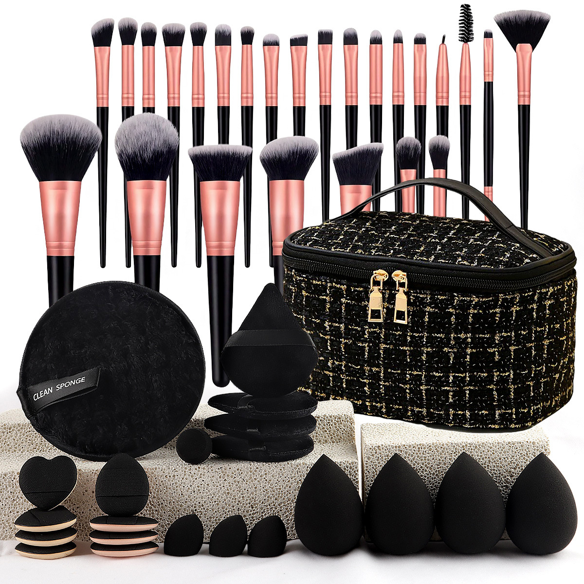 Beauty Makeup Brushes - Makeup Brush Set Chic Fragrance Style