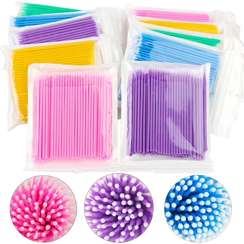 Beauty Makeup Wholesale - 100Pcs Eyelash Cleaning Brush Lash Extension