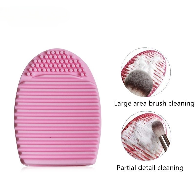 Beauty Makeup Products - Pink Silicone Makeup Brush Cleaner -