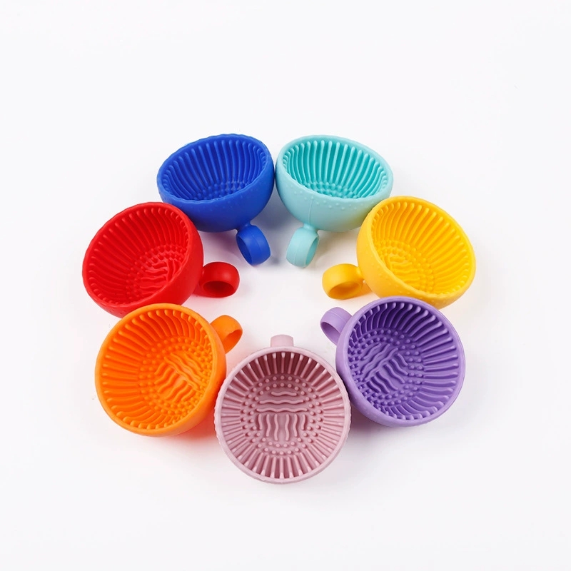 Beauty Makeup Wholesale - Silicone Makeup Brush Cleaner Bowl for