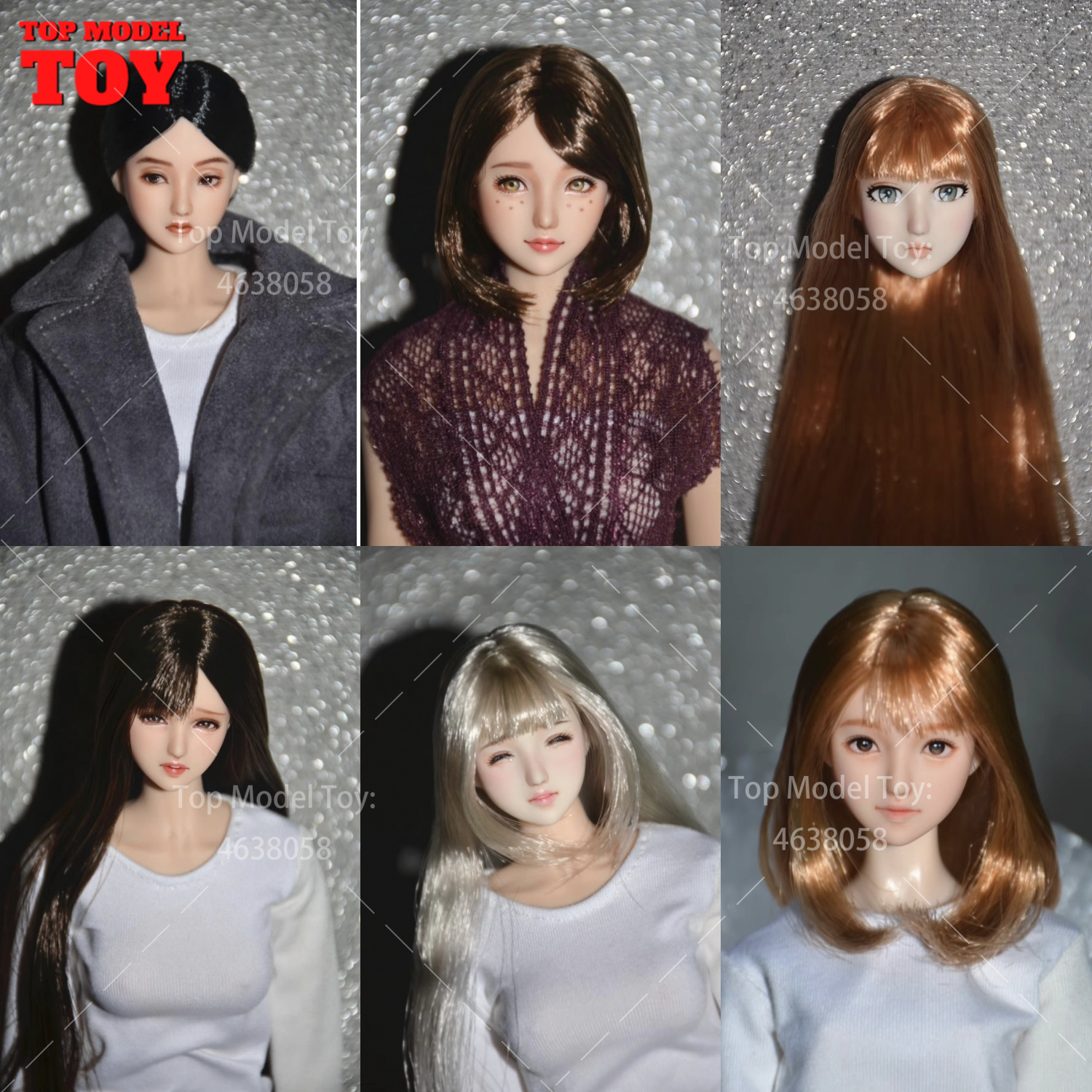 Beauty Makeup Edit - 1/6 Customization Beauty Obitsu Head Sculpt