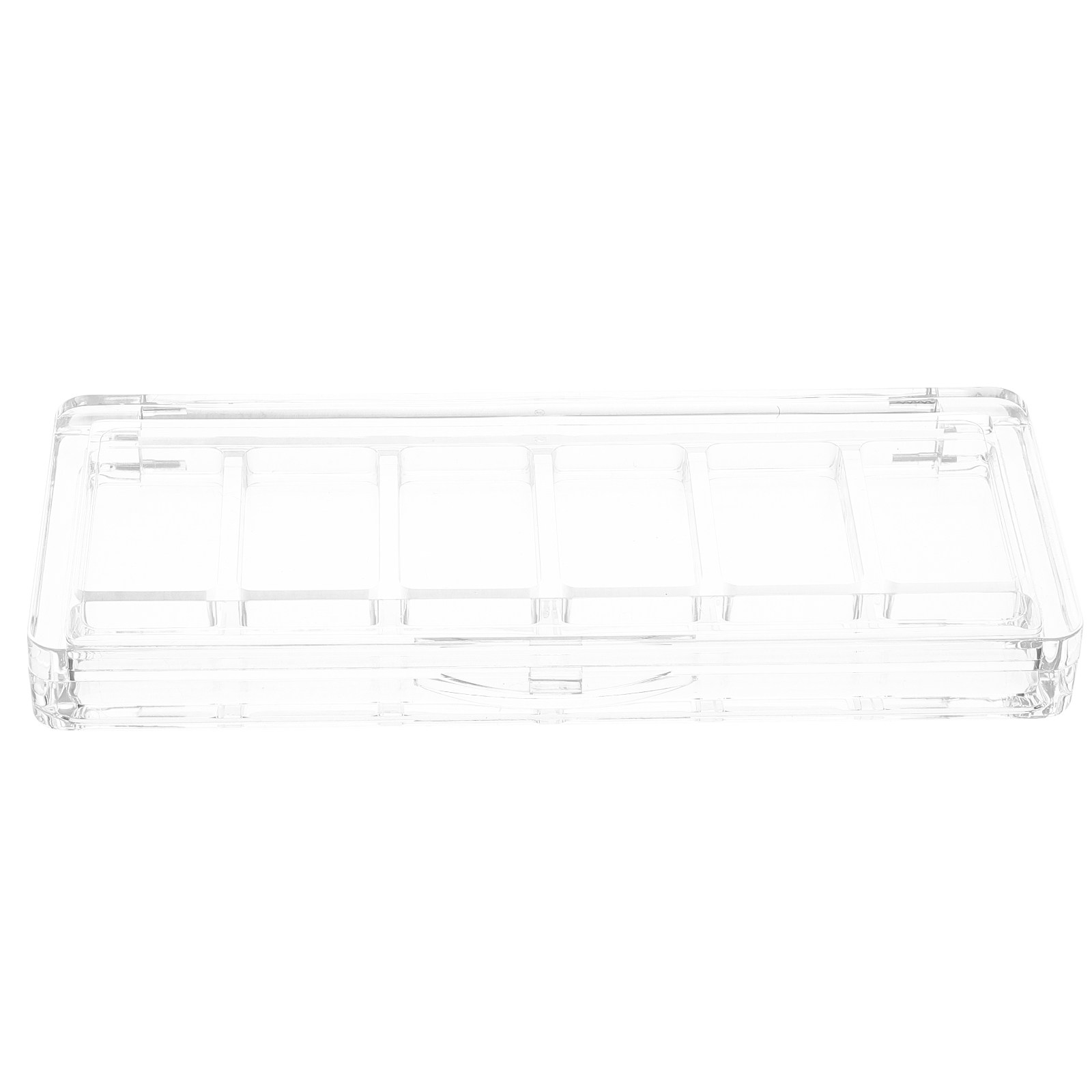 Eyeshadow Palette - Empty 6-Compartment Clear Eyeshadow Palette Makeup