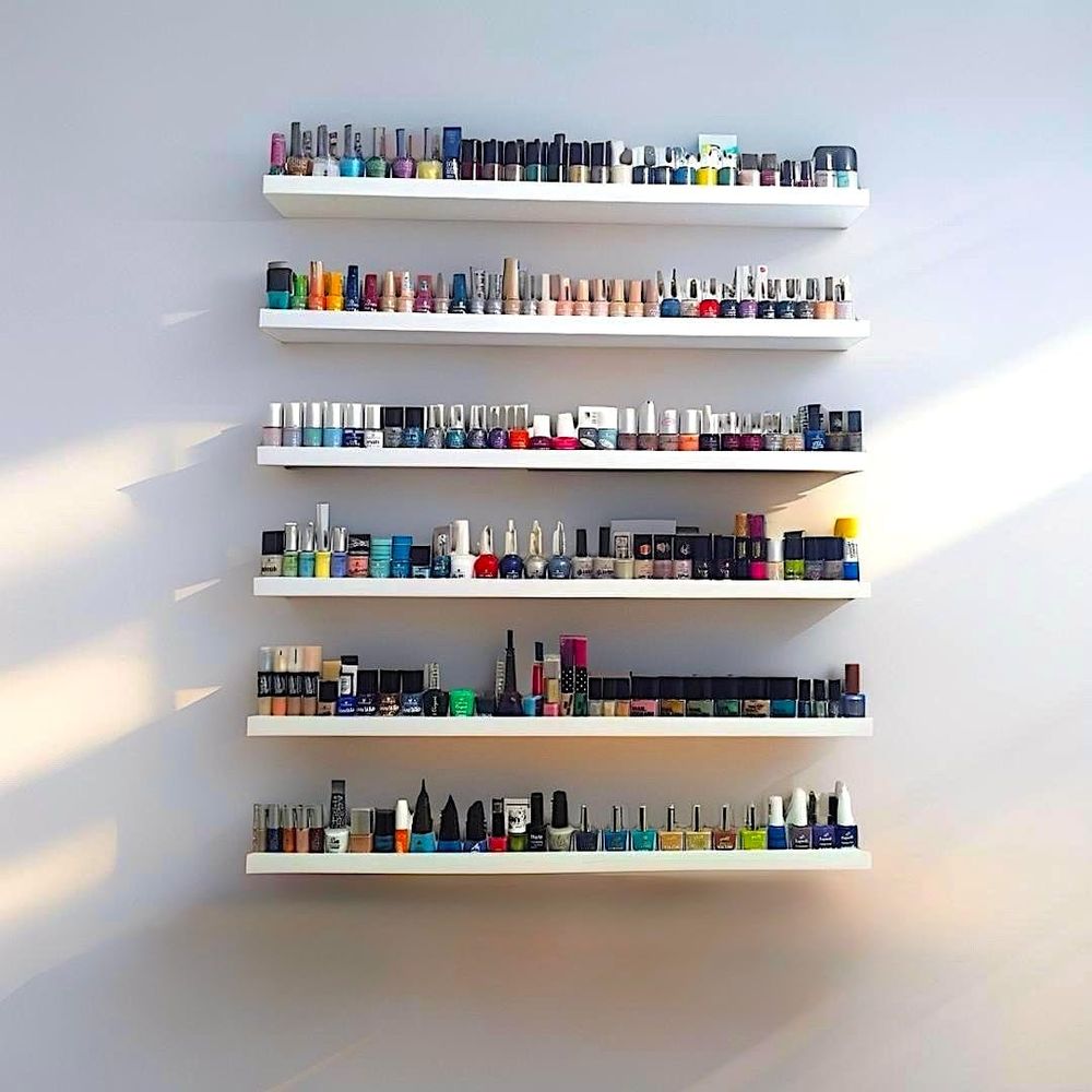 Eyeshadow Palette - 40-Inch Acrylic Wall Mount Nail Polish