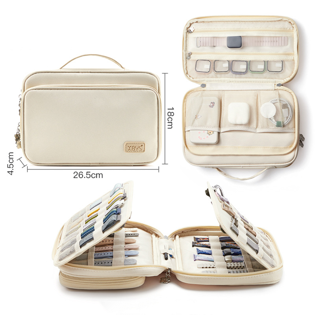 Watch Bands Storage Bag For Wo - Beauty Preservation Makeup Bag reseña y precio