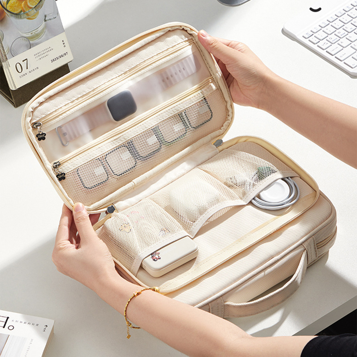 Watch Bands Storage Bag For Wo - Beauty Preservation Makeup Bag reseña y precio