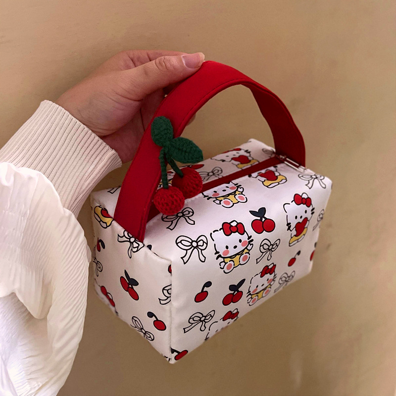 HelloKitty Large Capacity Cart - Beauty Preservation Makeup Bag reseña y precio