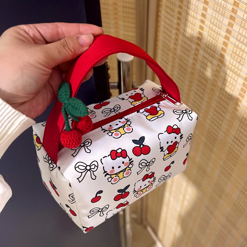 HelloKitty Large Capacity Cart - Beauty Preservation Makeup Bag reseña y precio