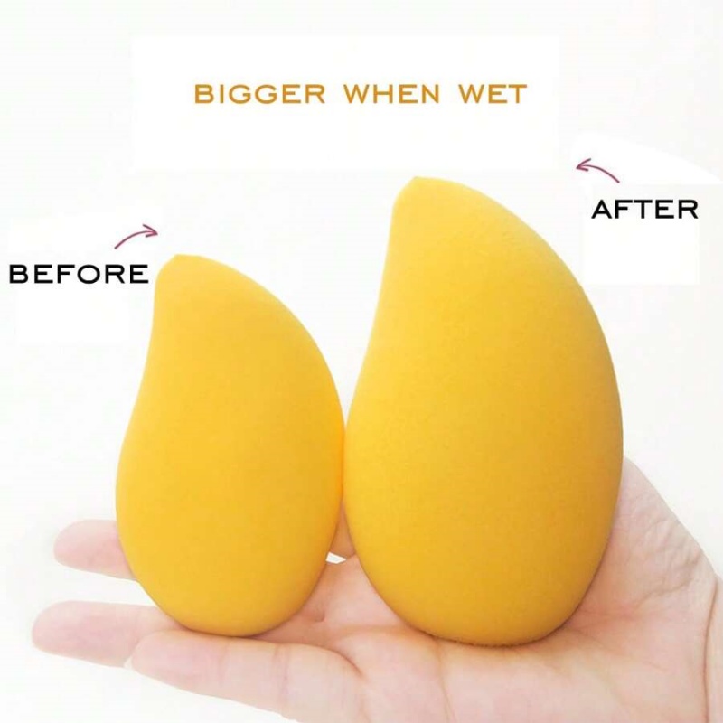 12/2pcs Mango Shape Soft Makeu - Beauty Blender In Makeup reseña y precio