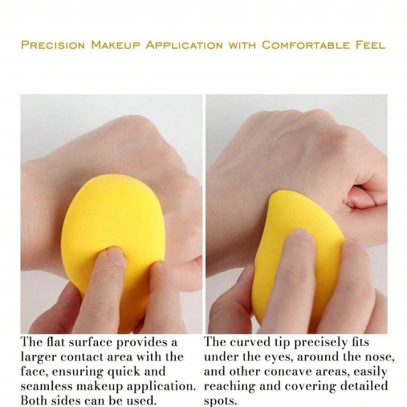 12/2pcs Mango Shape Soft Makeu - Beauty Blender In Makeup reseña y precio