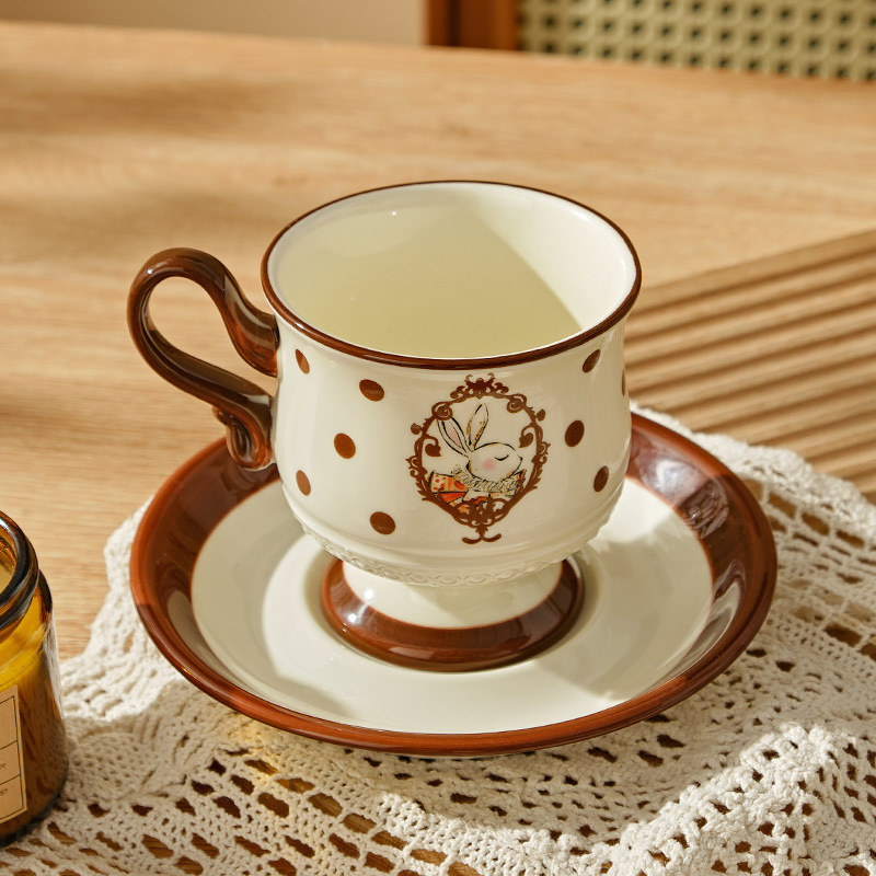Ceramic Coffee Cup French Cute - Beauty Makeup Edit reseña y precio