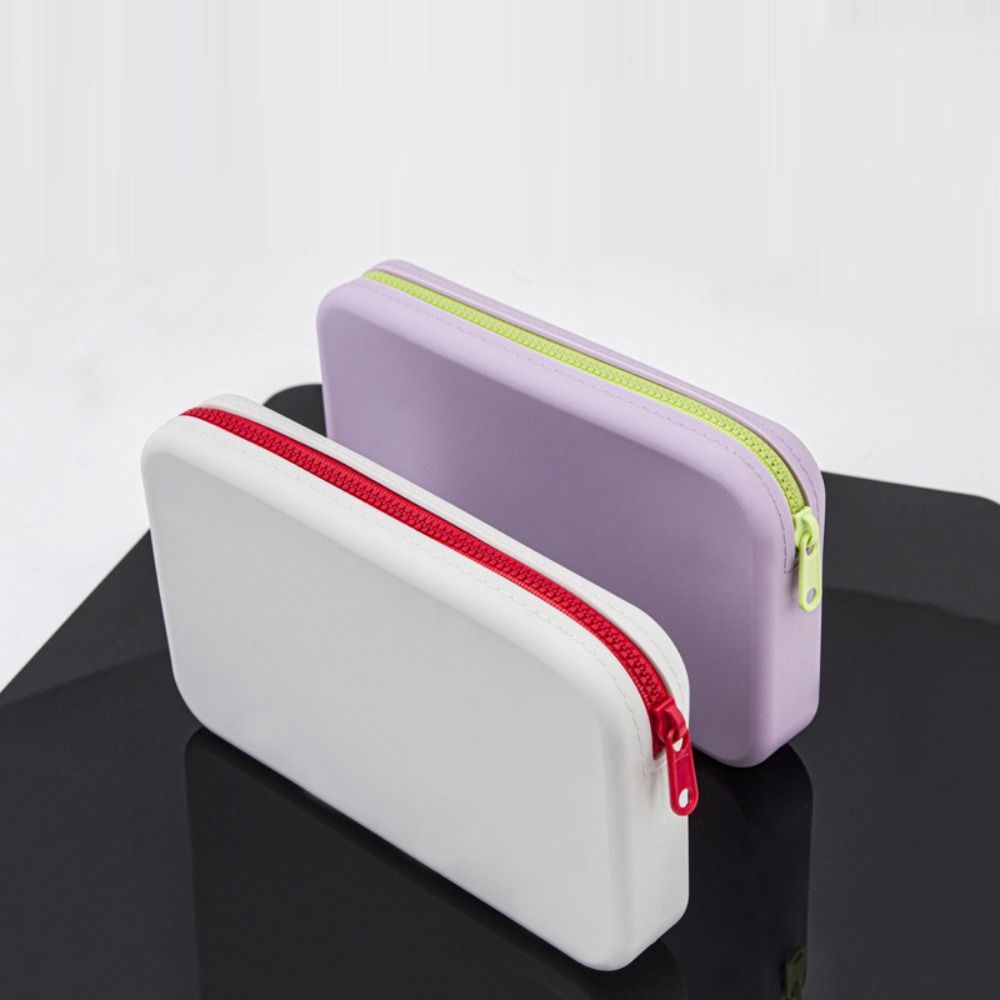 Small Square Silicone Cosmetic - Beauty Preservation Makeup Bag reseña y precio