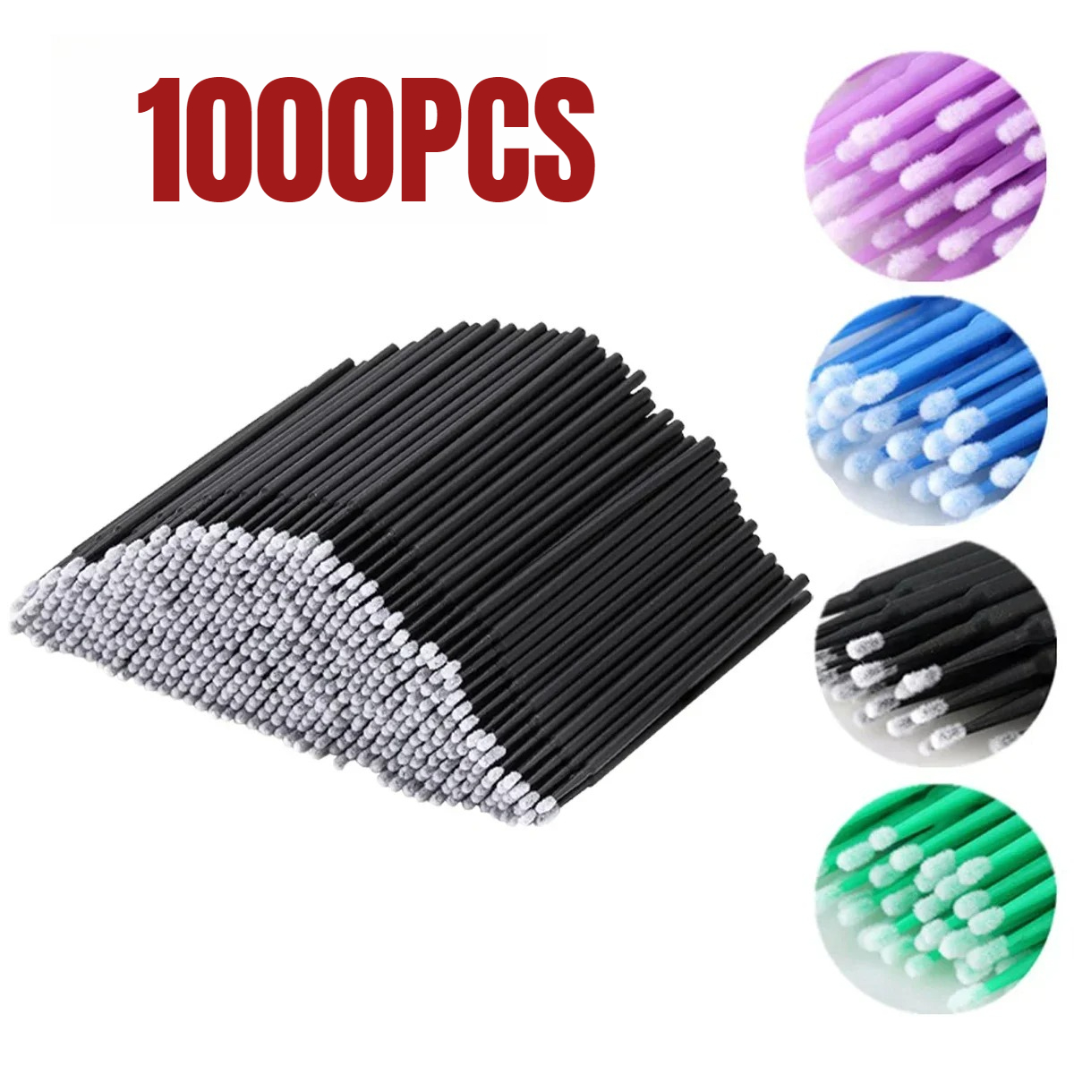 1000/500PCS Eyelash Cleaning B - Beauty Makeup Wholesale reseña y precio