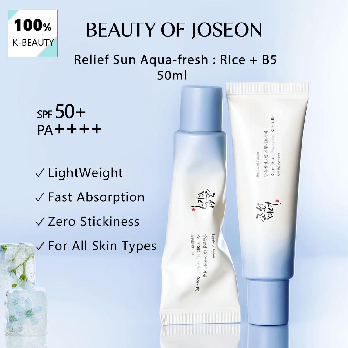 Beauty of Joseon Relief Sun Aq - Makeup Beauty Of Joseon reseña y precio