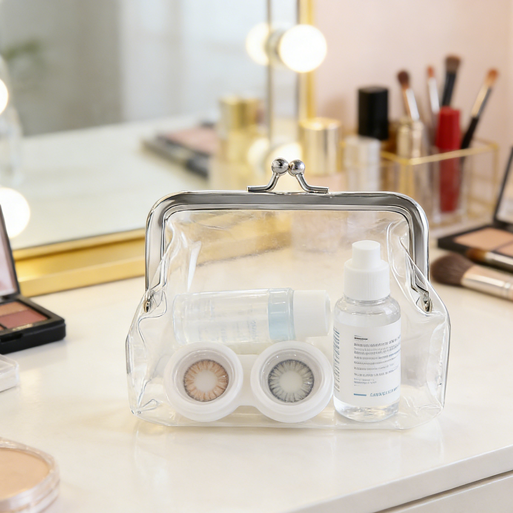 Fashion Clear PVC Mini Coin Pu - Beauty Preservation Makeup Bag reseña y precio