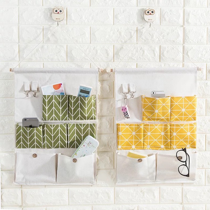 7 Pockets Linen Storage Bags H - Beauty Preservation Makeup Bag reseña y precio