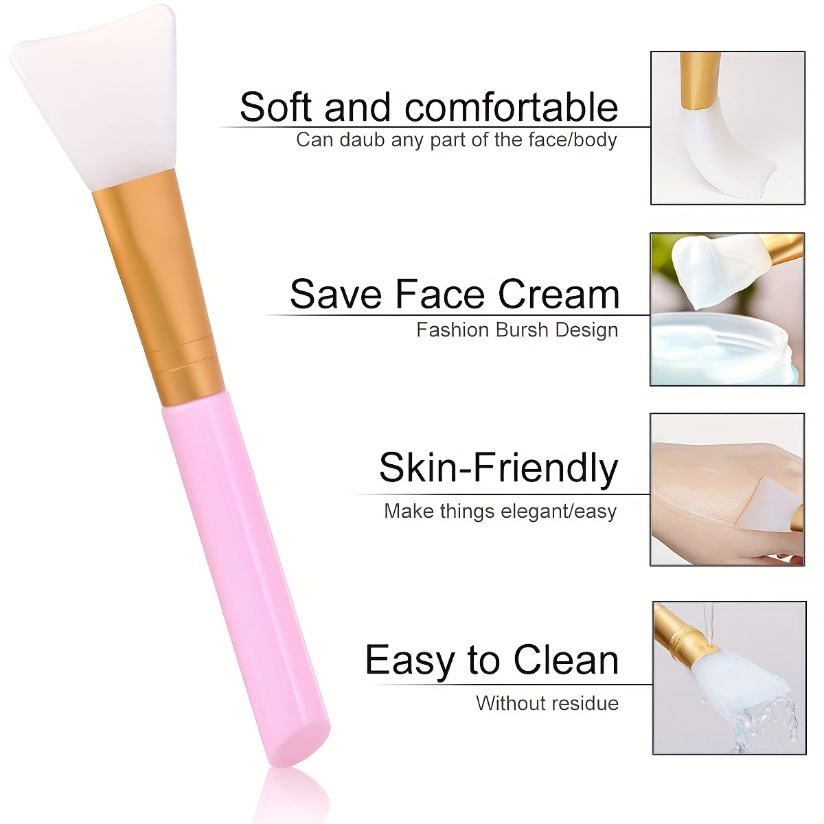 [Soft Silicone Mask Brushes] 5 - Beauty Makeup Brushes reseña y precio