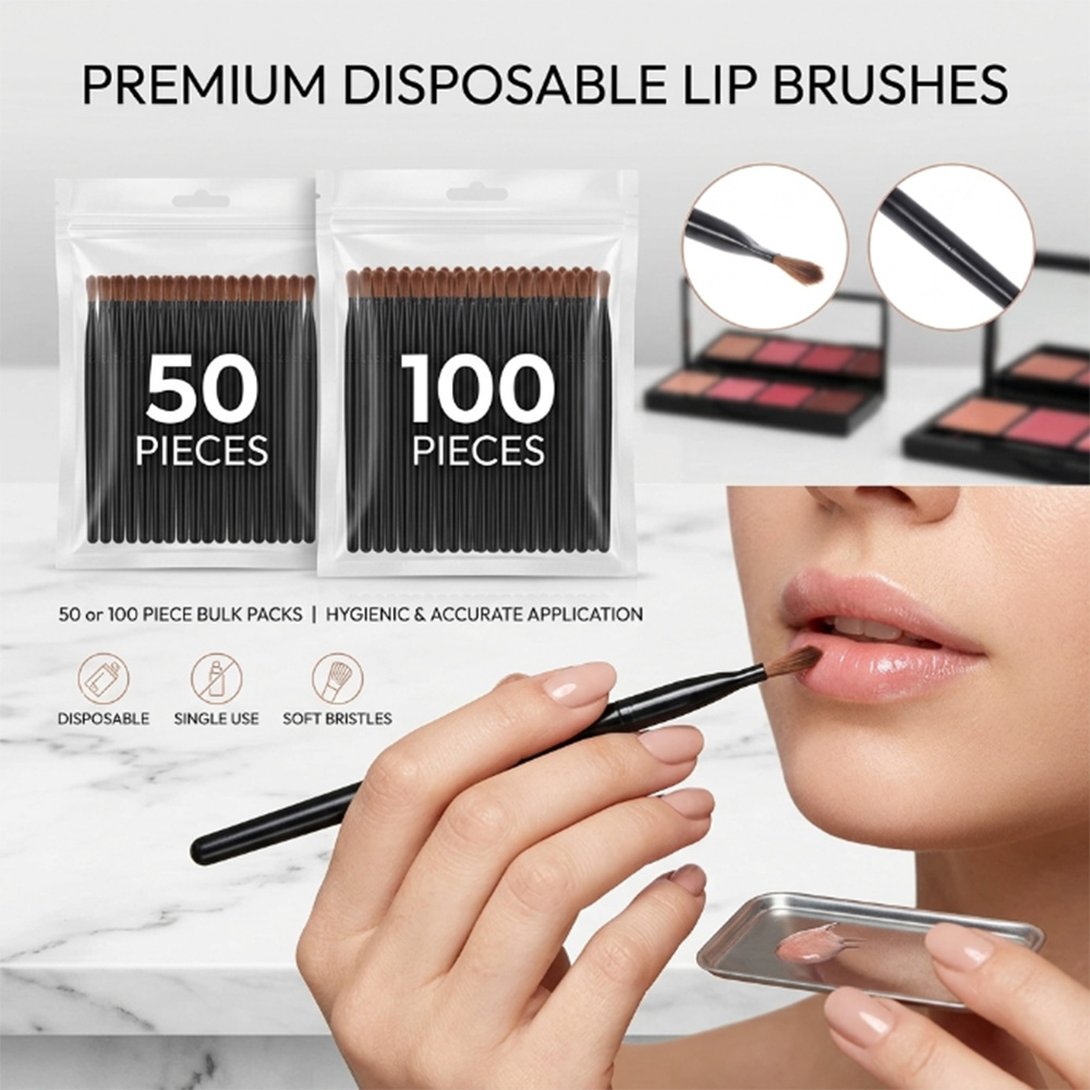 50/100pcs Disposable Lip Brush - Beauty Makeup Brushes reseña y precio