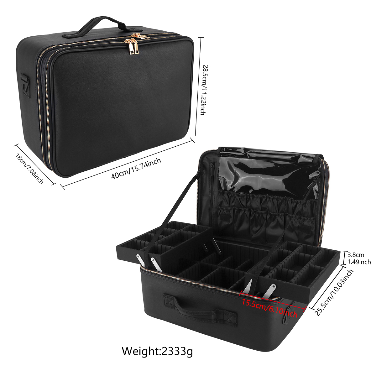 Women Travel Cosmetic Case Org - Beauty Preservation Makeup Bag reseña y precio