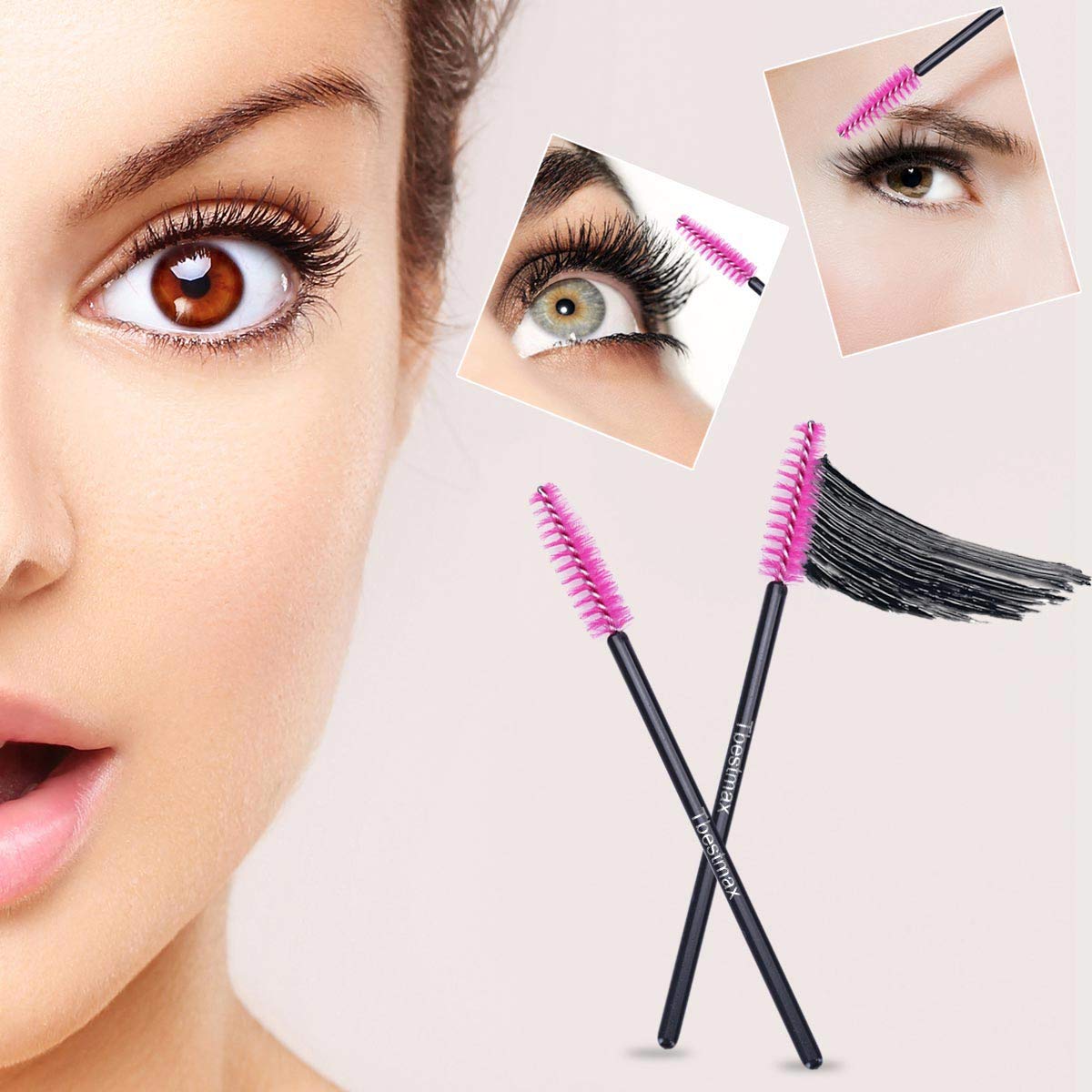 500pcs Eyelash Brushes Wands f - Beauty Makeup Wholesale reseña y precio
