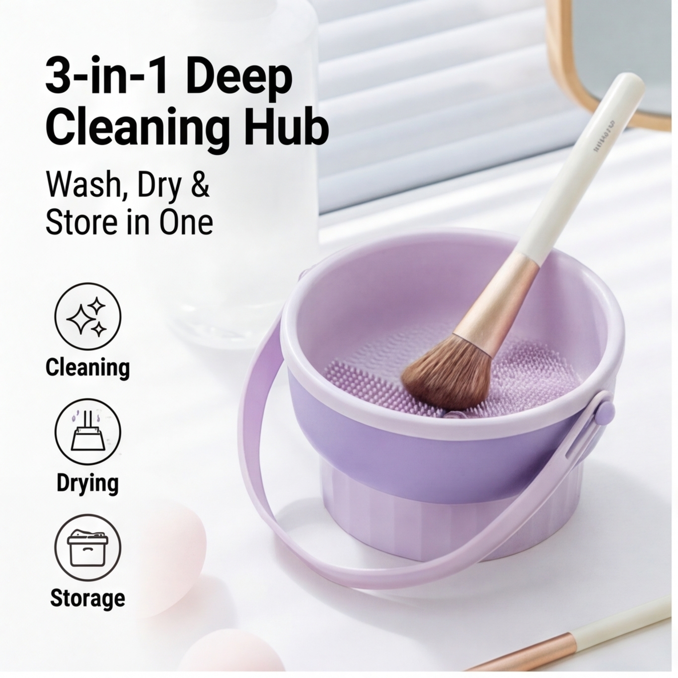 Silicone Makeup Brush Cleaning - Beauty Makeup Brushes reseña y precio