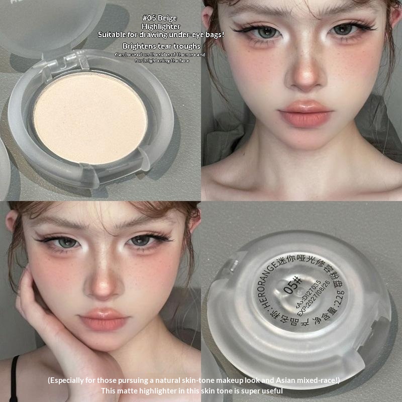 HERORANGE Matte Highlights Mon - Eyeshadow Palette reseña y precio