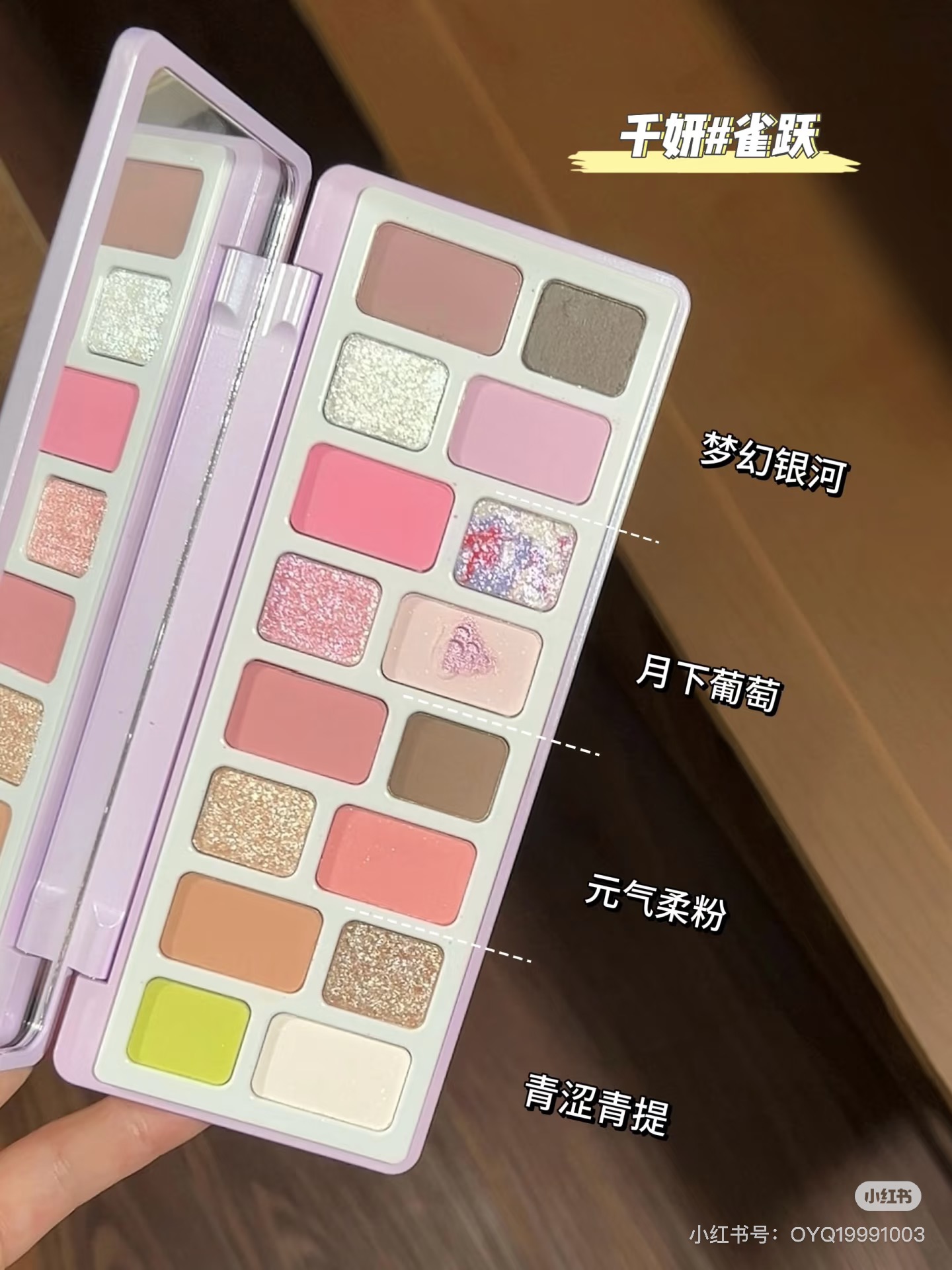Cheeryep QianYan 16 Colors Eye - Eyeshadow Palette reseña y precio
