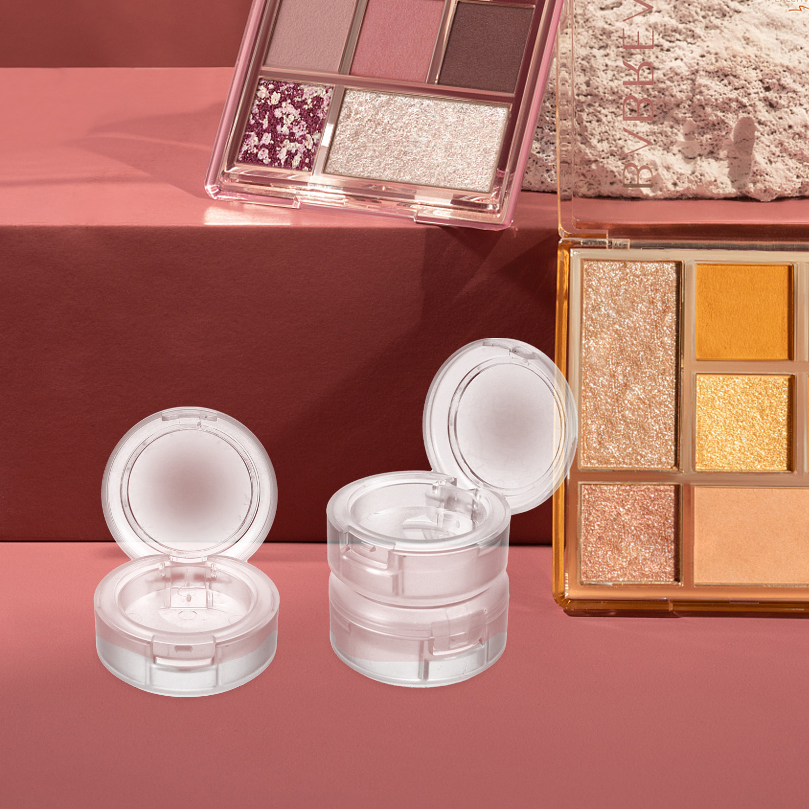 4Pcs Eyeshadow Pans Plastic Pa - Eyeshadow Palette reseña y precio