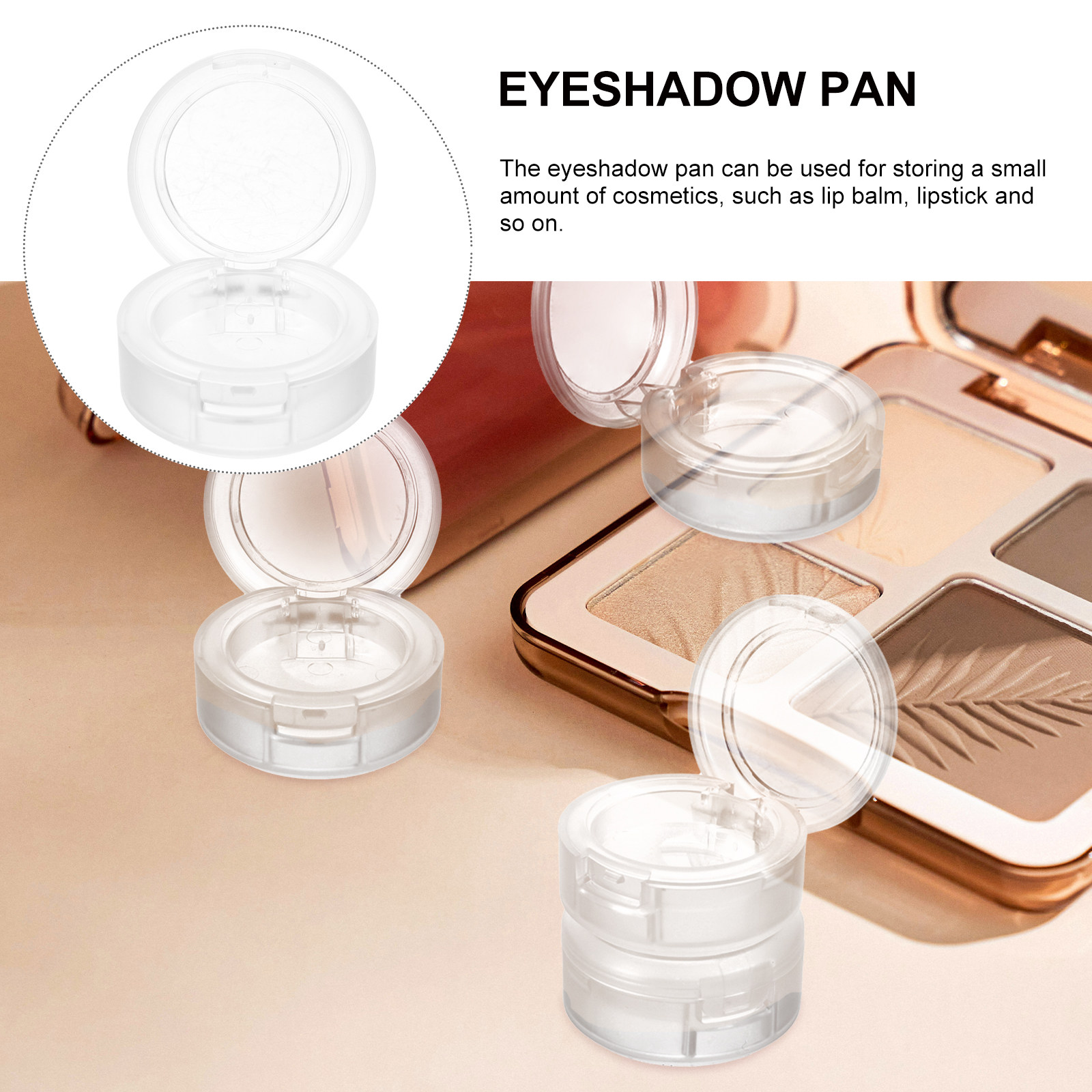 4Pcs Eyeshadow Pans Plastic Pa - Eyeshadow Palette reseña y precio