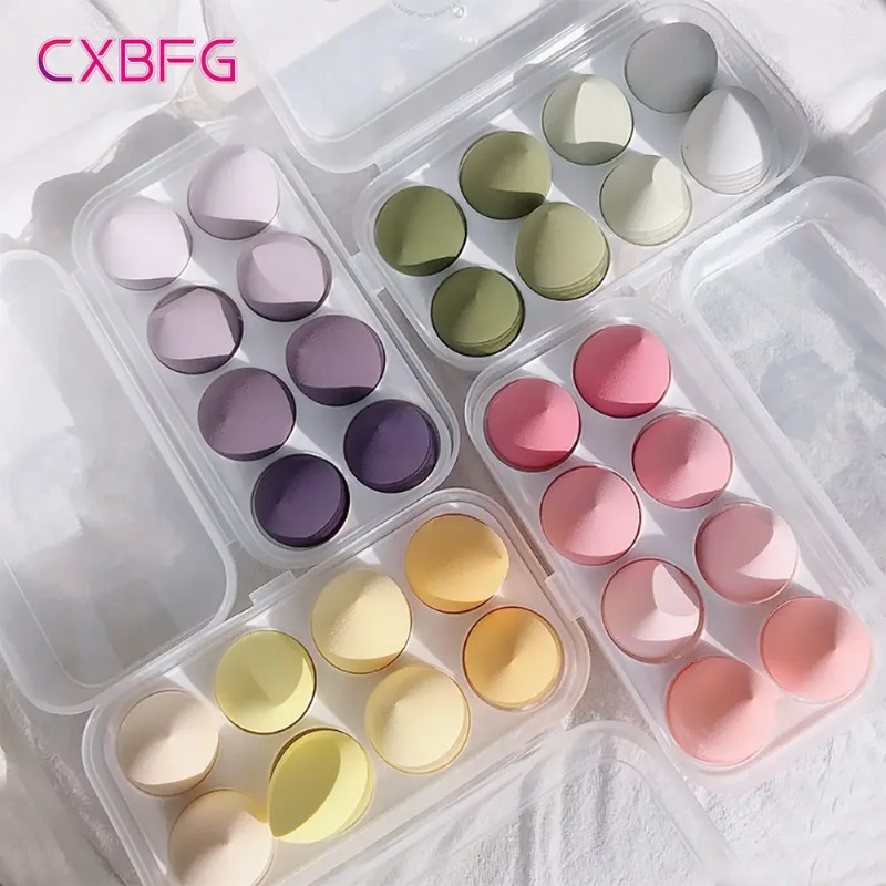 4/8pcs Makeup Sponge Blender B - Beauty Blender In Makeup reseña y precio