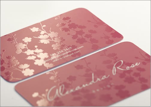 Custom Spot UV Business Cards  - Beauty Makeup Edit reseña y precio