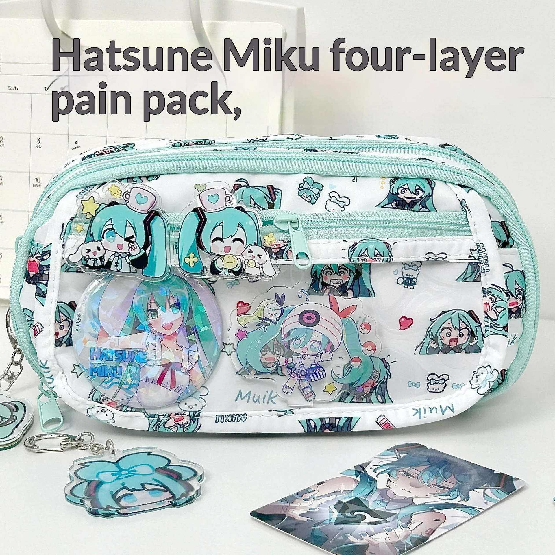Hatsune Miku Anime Cosplay Pen - Beauty Preservation Makeup Bag reseña y precio