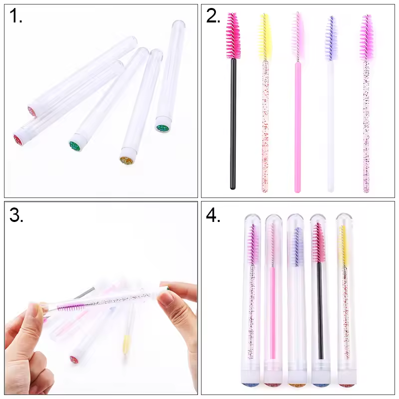 Eyelash Brush Tube With Eyebro - Beauty Makeup Wholesale reseña y precio