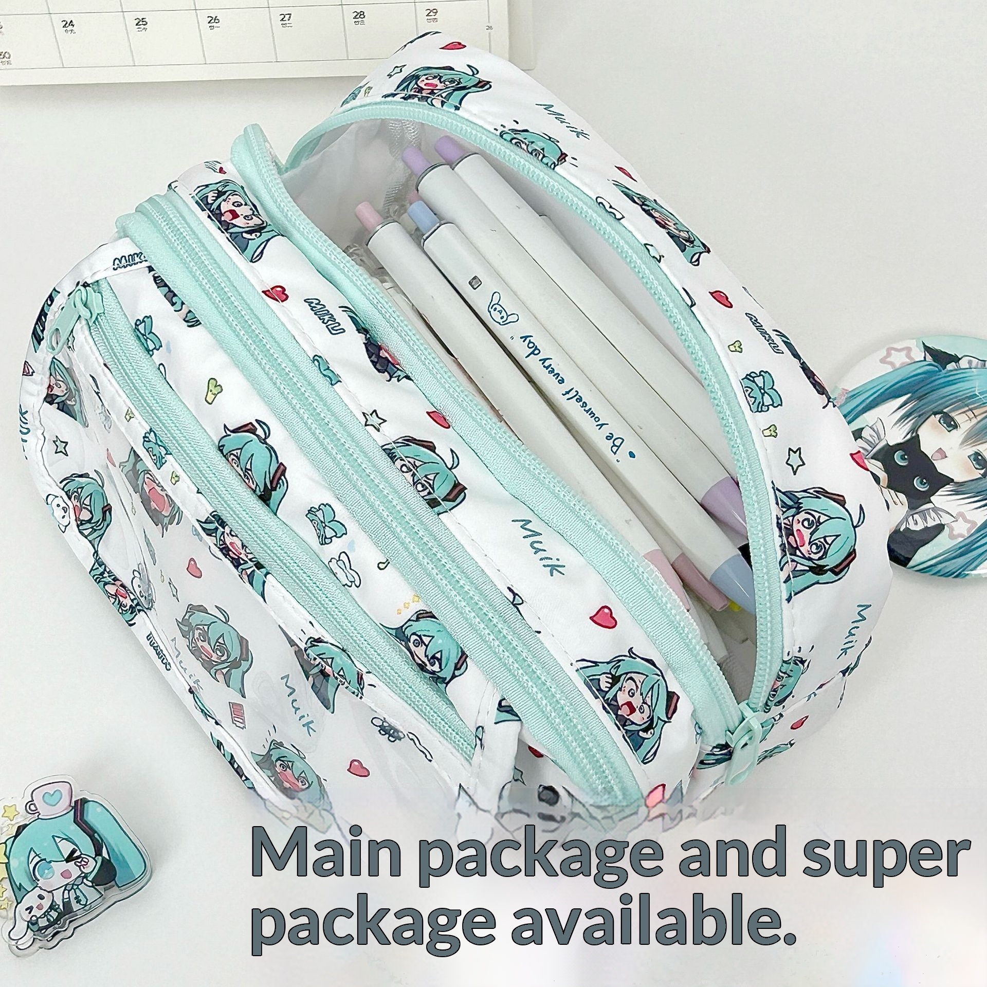 Hatsune Miku Cute Large Capaci - Beauty Preservation Makeup Bag reseña y precio