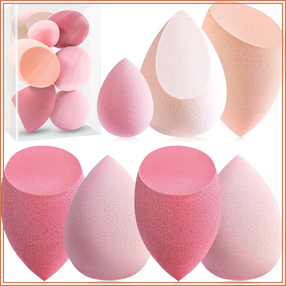 7 Pcs Makeup Sponge Set - Late - Beauty Blender In Makeup reseña y precio