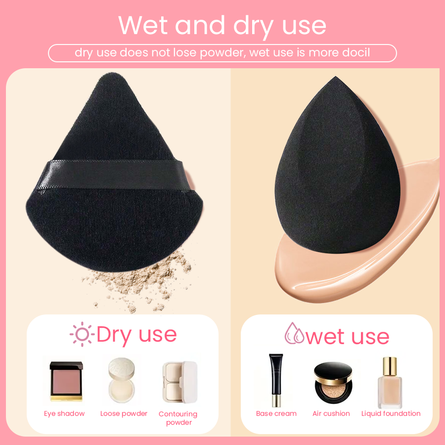 6pcs Makeup Sponge Set Soft Fo - Beauty Blender In Makeup reseña y precio