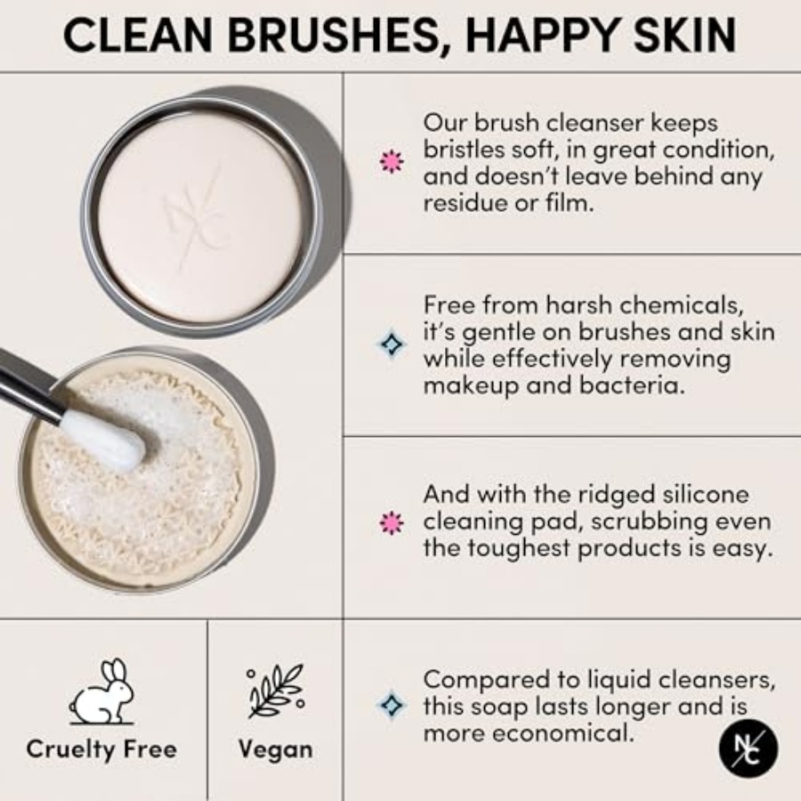 Makeup Brush Cleaner Soap with - Beauty Blender In Makeup reseña y precio
