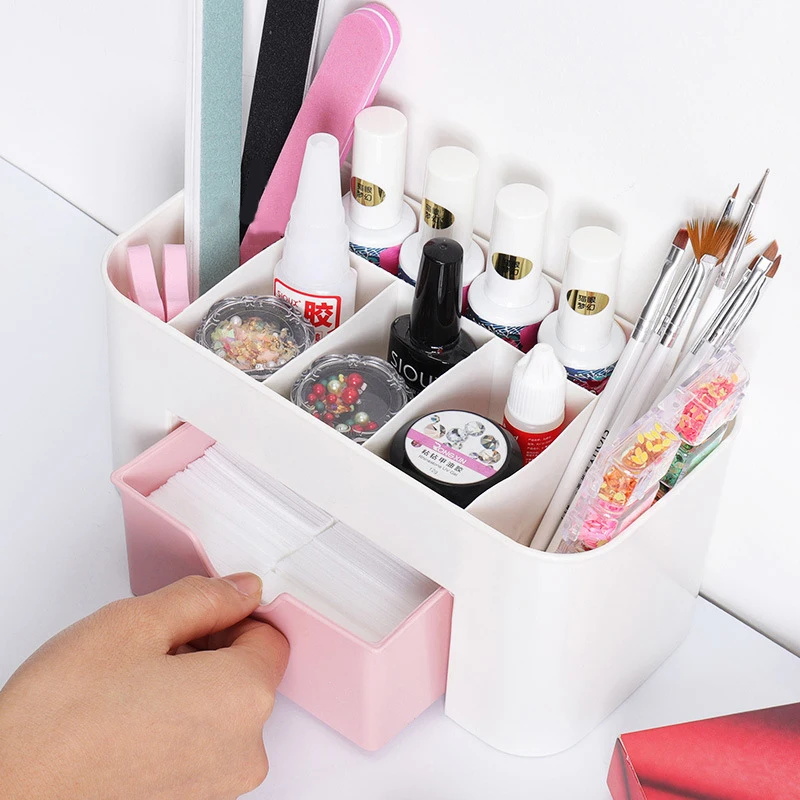 Nail Art Organizer Desktop Dra - Beauty Makeup Products reseña y precio