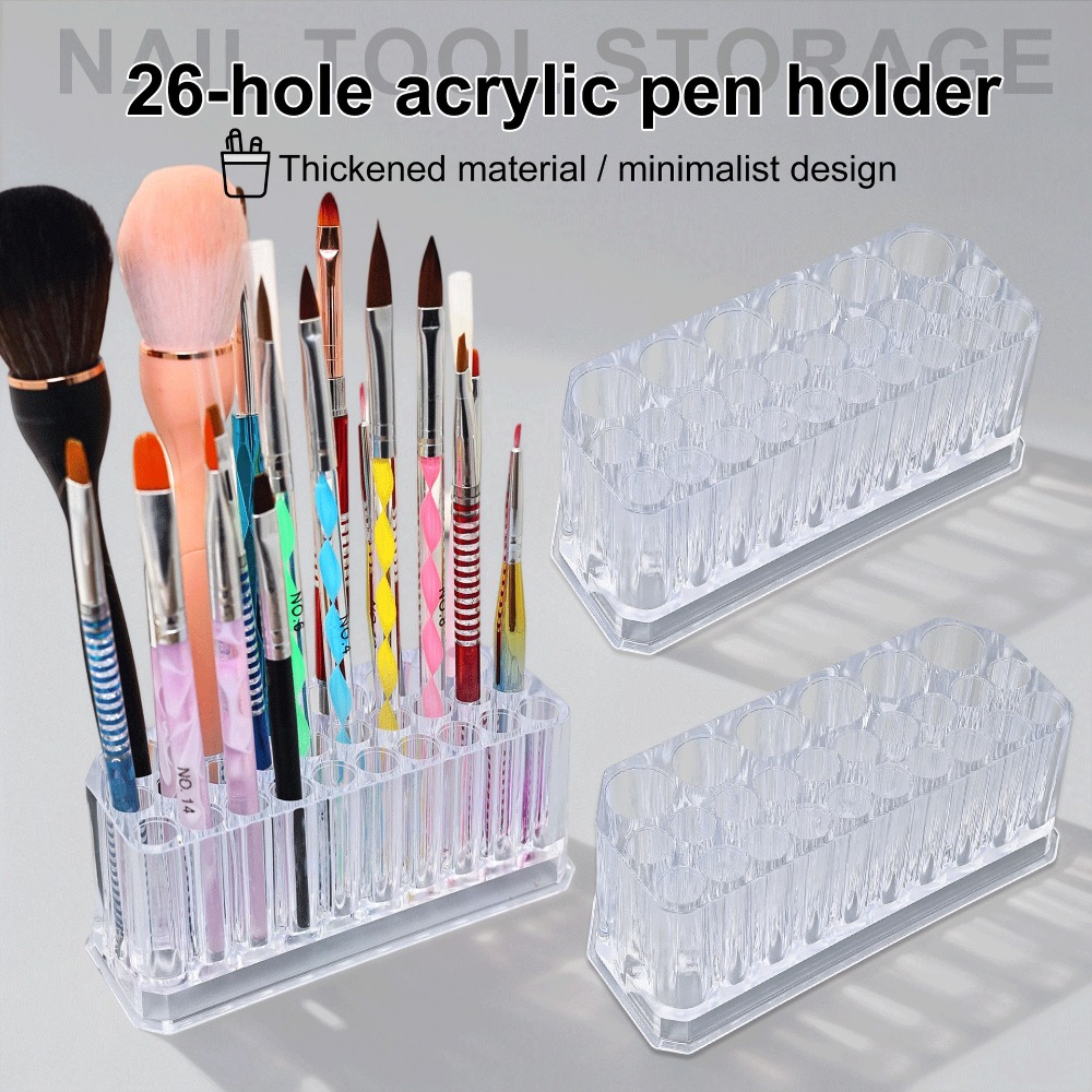 26 Holes Acrylic Nail Brushes  - Beauty Makeup Products reseña y precio