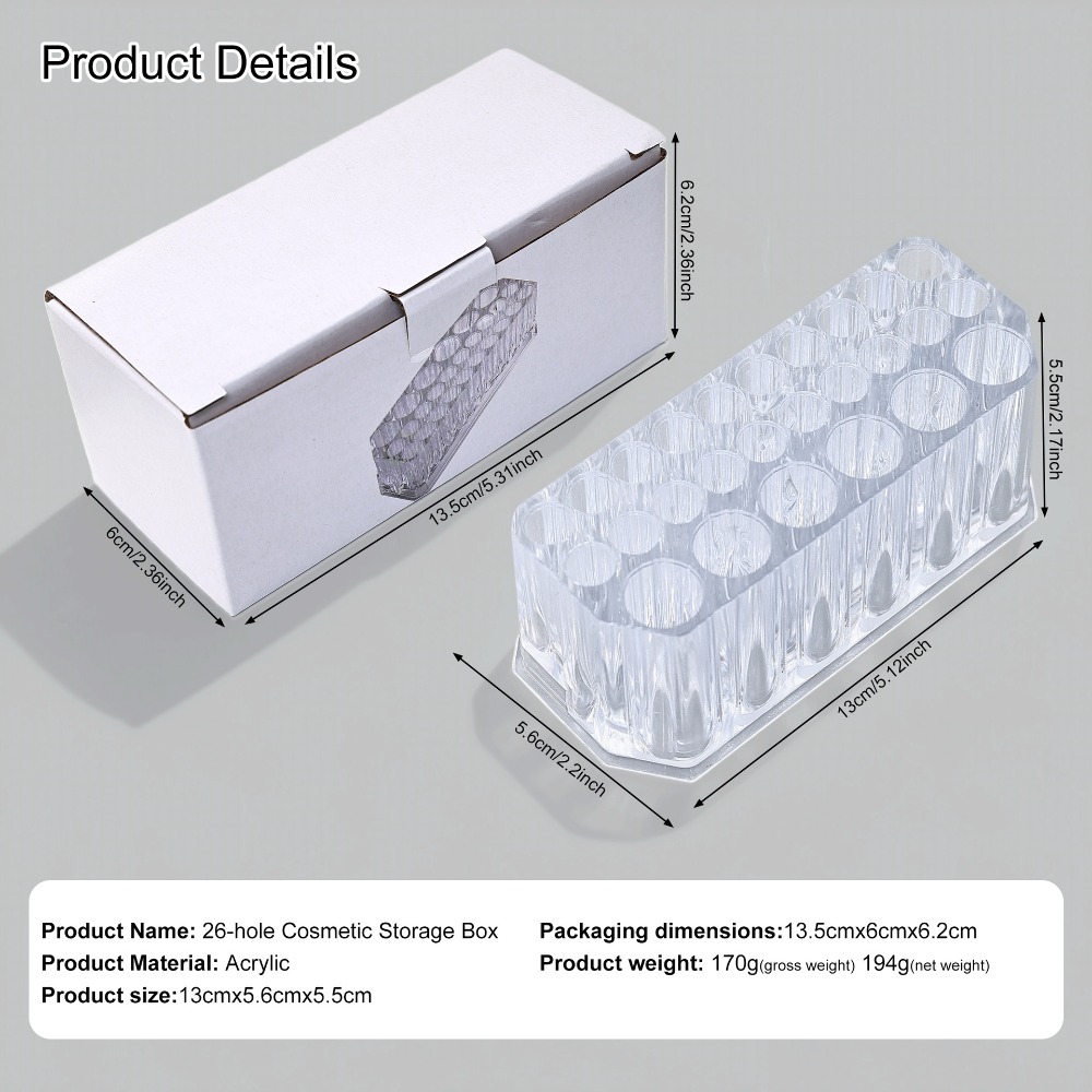 26 Holes Acrylic Nail Brushes  - Beauty Makeup Products reseña y precio