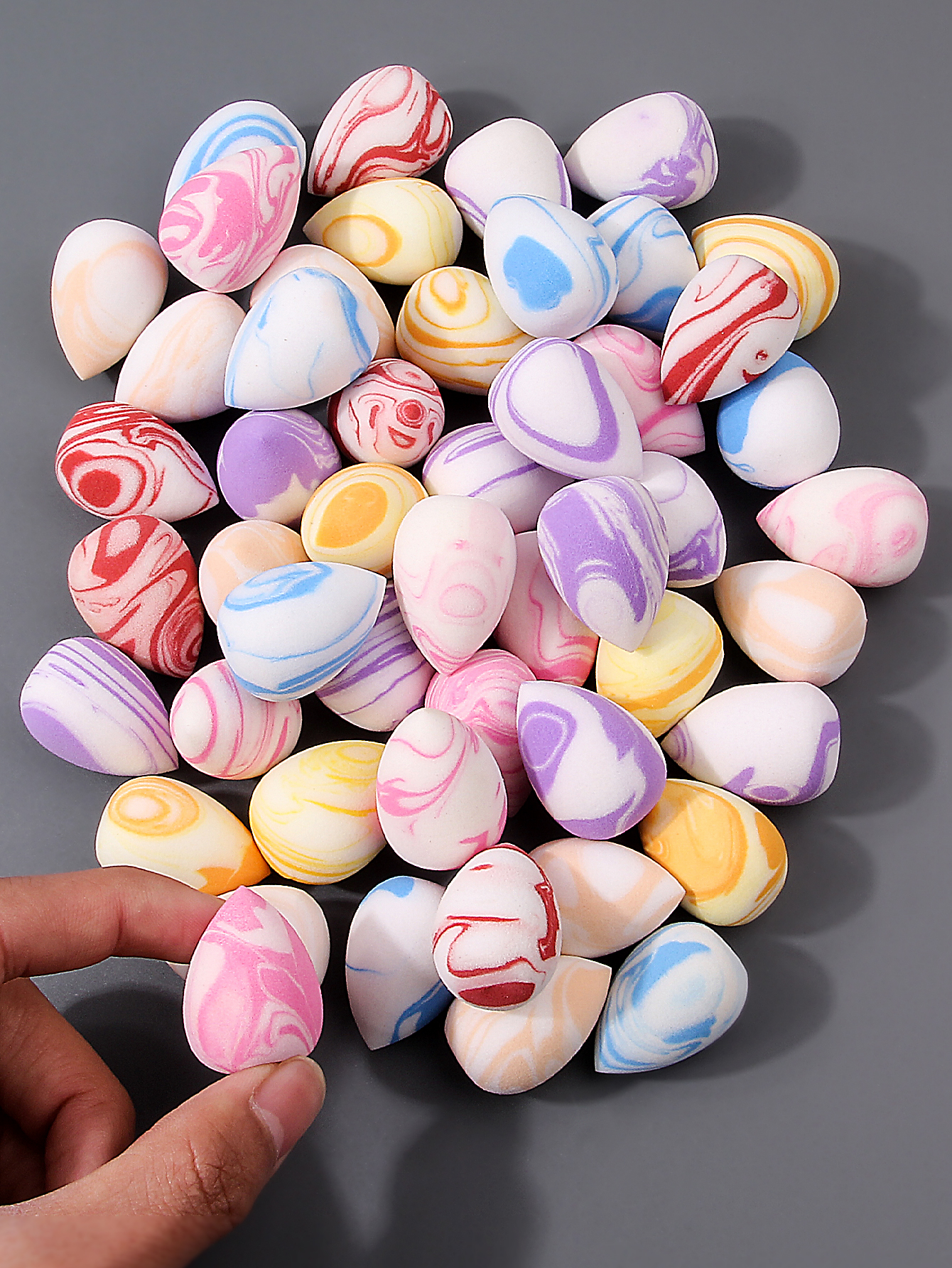 50pcs Mini Makeup Sponge Set - - Beauty Blender In Makeup reseña y precio