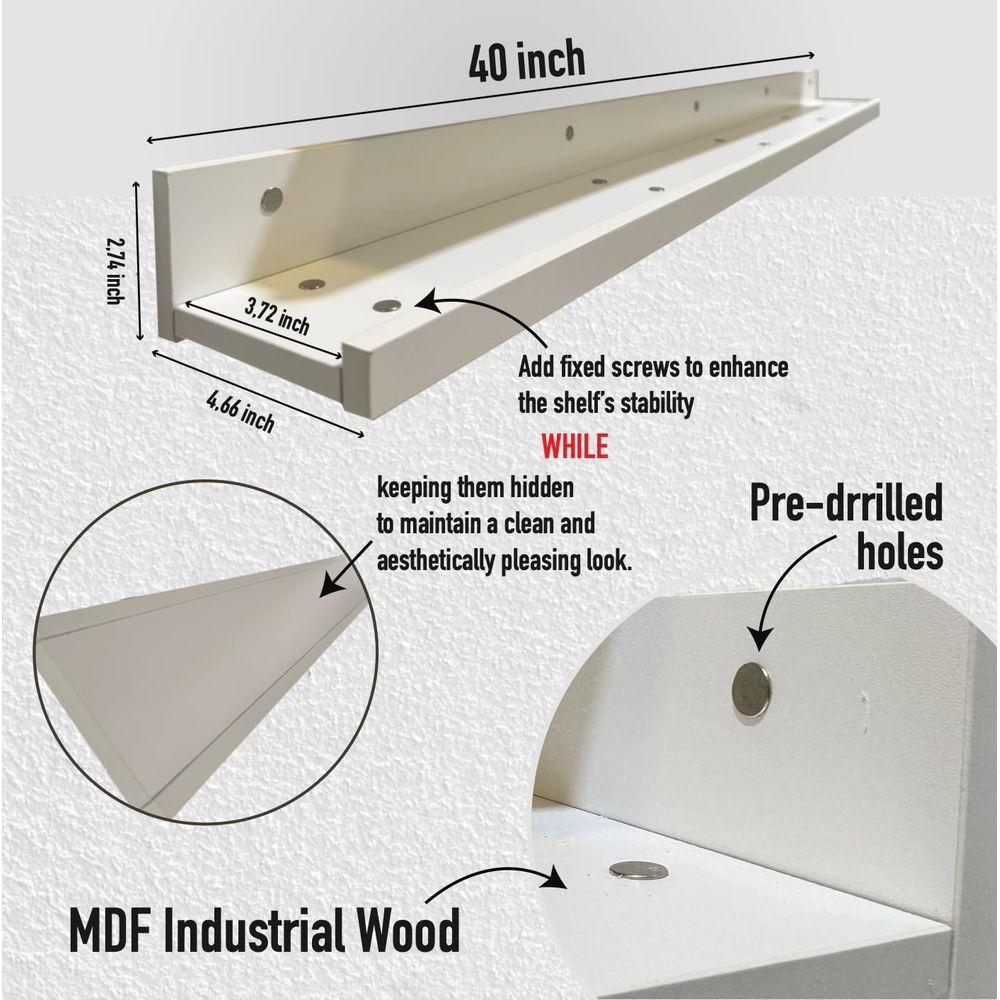 40-Inch Acrylic Wall Mount Nai - Eyeshadow Palette reseña y precio