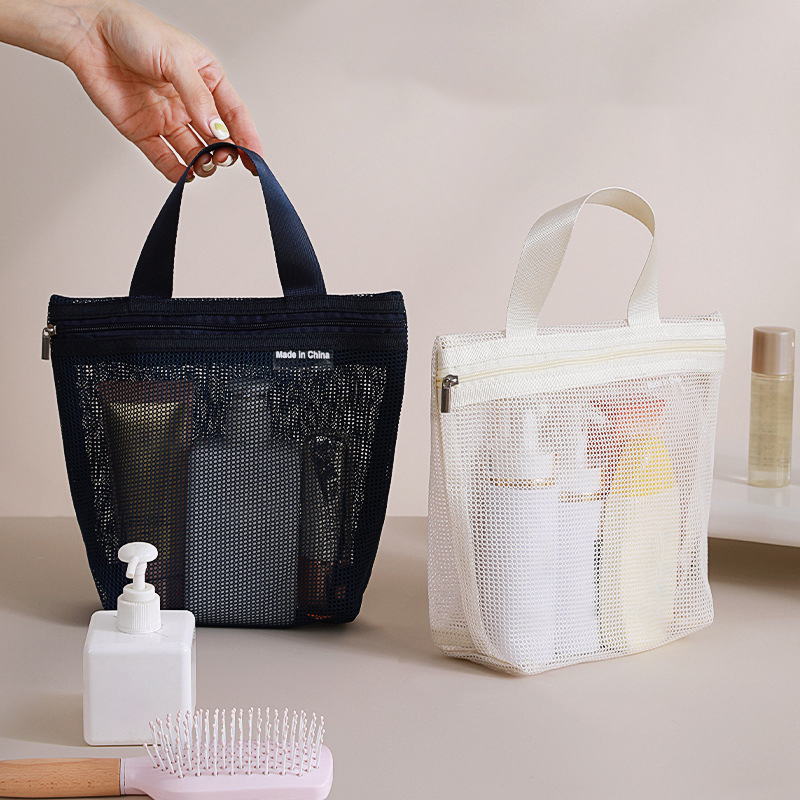 Mesh Makeup Toiletry Storage B - Beauty Preservation Makeup Bag reseña y precio